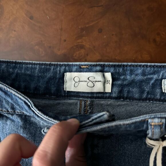 Jessica Simpson Womens Spotlight Denim Straight Leg Jeans Size 31 On the Run - Picture 9 of 14